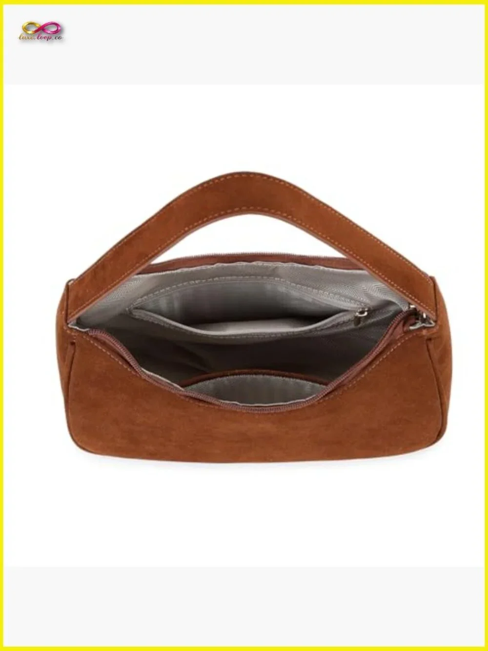 Lightweight Hobo Shoulder Bag Large Capacity Tote Purse For Work Travel Daily - Picture 6 of 7